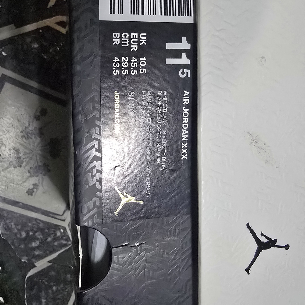 Air Jordan XXX White/blue